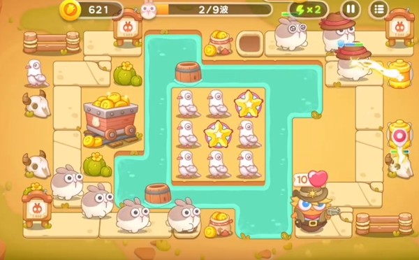 保卫萝卜4波仔很忙第三十八关怎么过-保卫萝卜4波仔很忙38关攻略图解
