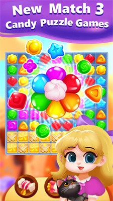 糖果甜蜜消除(Candy Sweet Bee Puzzle Game)2